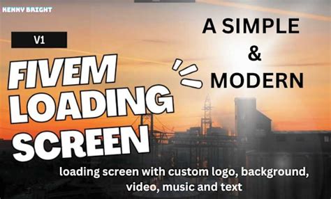 Create Fivem Loading Screen For Fivem Roleplay Server Fix Fivem Server