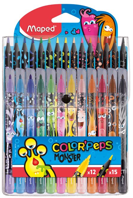 Maped Kit De Coloriage Color Peps Monster Tui De Papeterie Plus