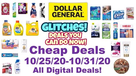 Dollar General Cheap Deals Glitches Freebies