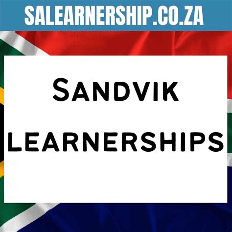 Sandvik Learnerships 2023 2024