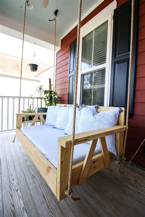 DIY Porch Bed Swing Twin Mattress Size Printable PDF Woodworking Plans - Etsy