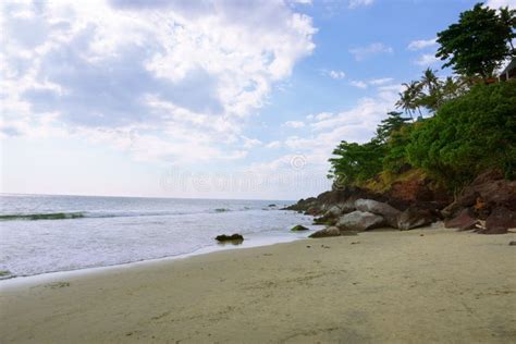 View of Varkala Cliff from the Beach Stock Photo - Image of landscape ...