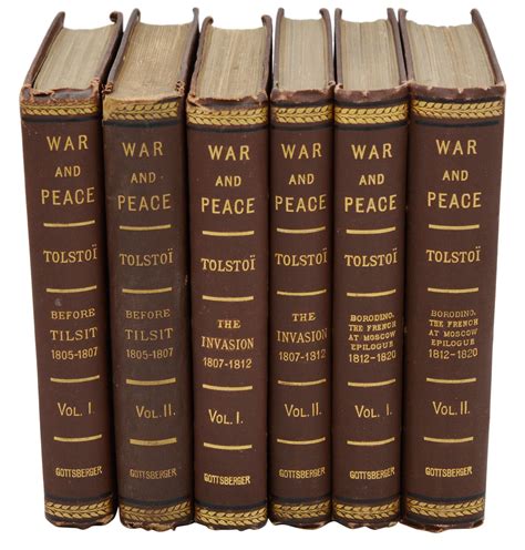 BIBLIO War And Peace By Tolstoy Tolstoi Leo 1886 William S