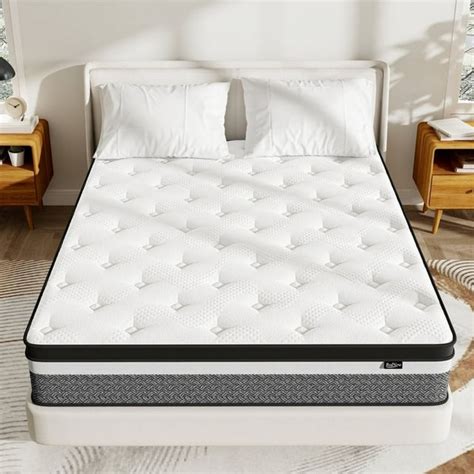 Bednew 12 Mattress With Gel Memory Foam Hybrid Individual Pocket