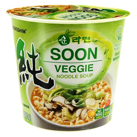 Nongshim Soon Veggie Noodle Soup Cup - Shop Soups & Chili at H-E-B