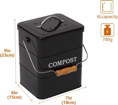 Poubelle à compost ayacatz en acier au carbone Avis Broyeur Compost