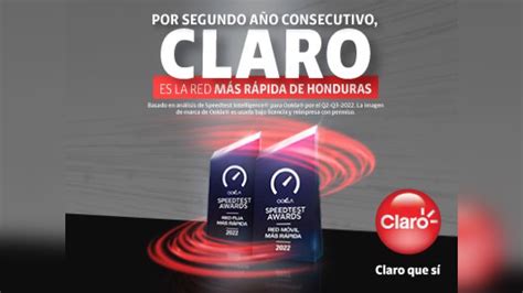 Claro Es Reconocida Por Ookla Speedtest Awards Como La Red M S R Pida