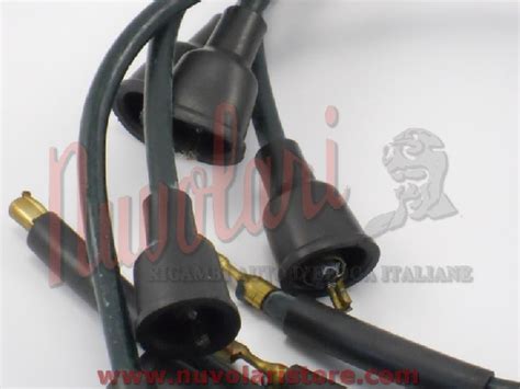 Serie Cavi Candele Verde Cavis Fiat B C Spark Plugs Cables