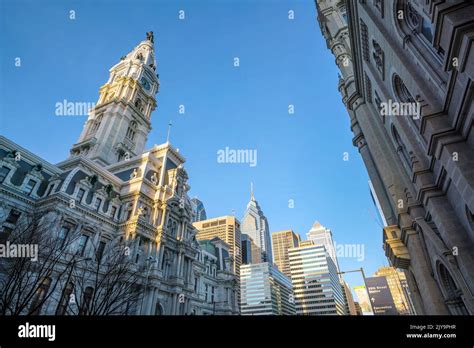 Philadelphia's landmark historic City Hall building Stock Photo - Alamy