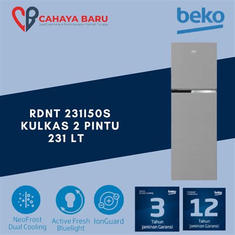 Jual KULKAS BEKO RDNT 231I50S Shopee Indonesia