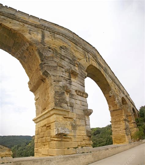 Pont Du Gard Roman Aqueduct Photo Background And Picture For Free ...