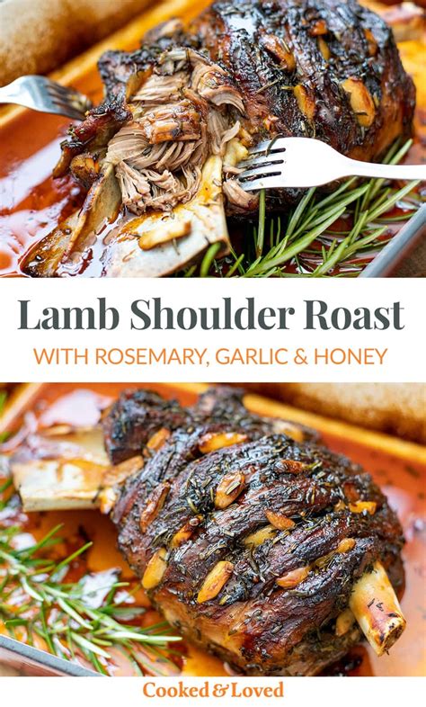 Slow Cooked Lamb Shoulder With Rosemary Garlic Honey Getslimthin