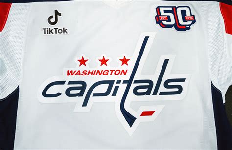 The Washington Capitals today announced they would wear a TikTok logo ...