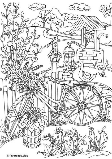 Spring Coloring Sheets Free Printable Adults