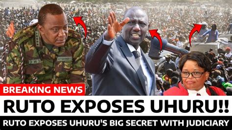 HIVI SASA RUTO AMUANIKA UHURU HADHARANI ATOBOA SIRI Kati Ya UHURU Na