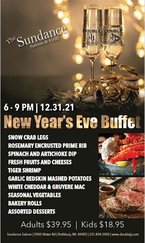 New Years Eve Buffet Double Jj Resort