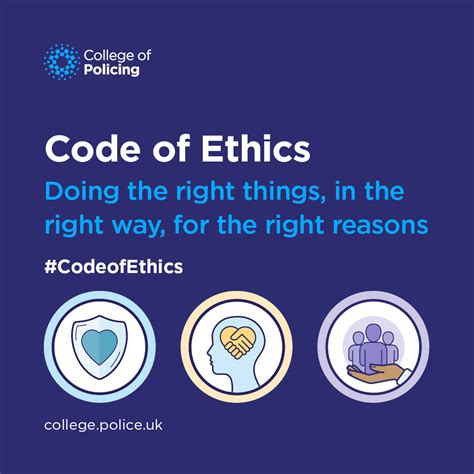 Code Of Ethics Launched College Of Policing