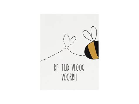 Kaartje De Tijd Vloog Voorbij X Mm