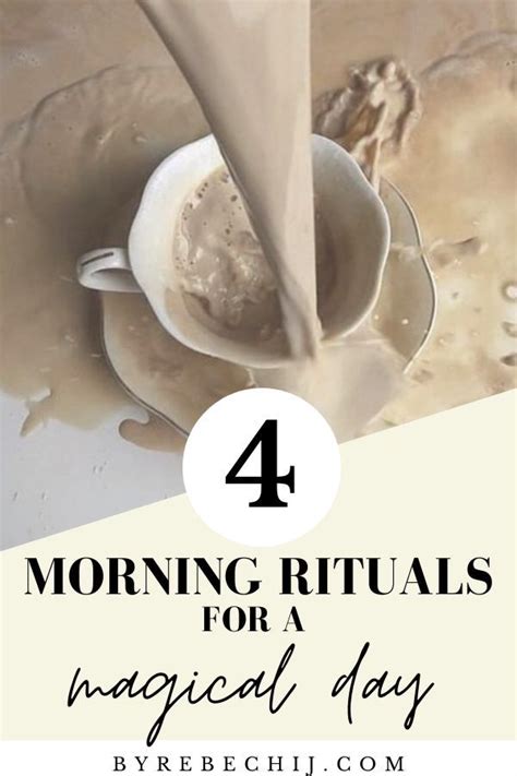 Morning Rituals For A Magical Day In 2020 Morning Ritual Rituals