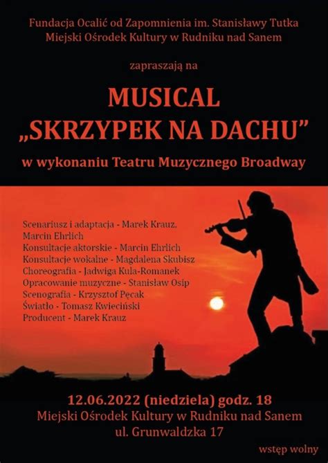 Musical Skrzypek Na Dachu Podkarpacki Informator Kulturalny PIK