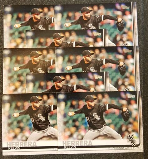 Kelvin Herrera Topps Update Series Baseball Lot Us White