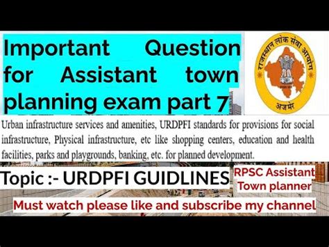 MCQ FOR TOWN PLANNING 7 Question For Assistant Town Planner Part 7