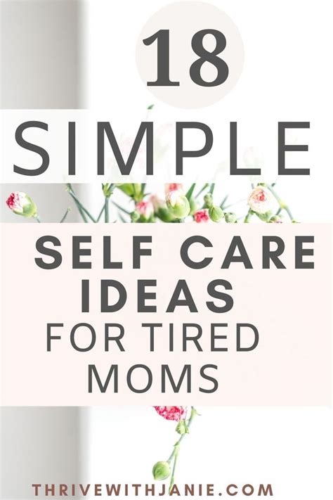 18 Simple Self Care Ideas For Moms Artofit