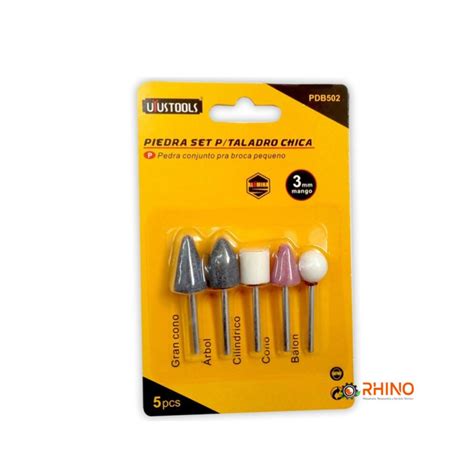 PIEDRA SET 5PCS P TALADRO CHICA UYUSTOOLS Rhino Ingenieria