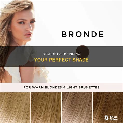 Blonde Hair Finding Your Perfect Shade ShunSalon