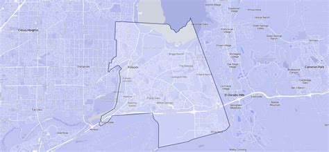 Folsom Area Map