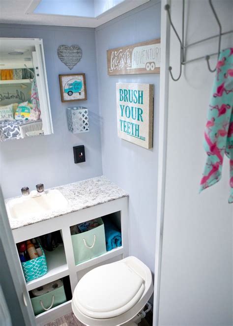 48 Inspiring Rv Bathroom Makeover Design Ideas Rv Bathroom Bathroom