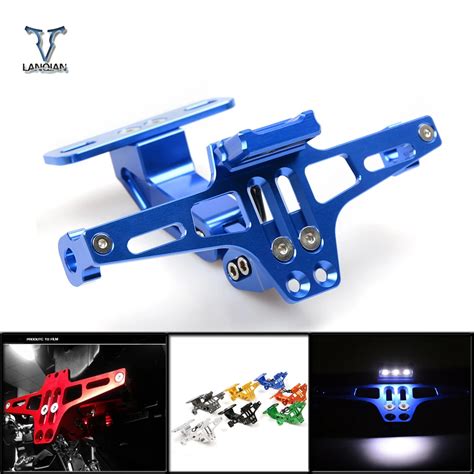 Universal Moto Registration License Plate Bracket Holder For Yamaha Ybr