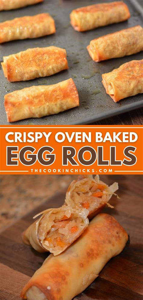 Crispy Oven Baked Egg Rolls Recipe