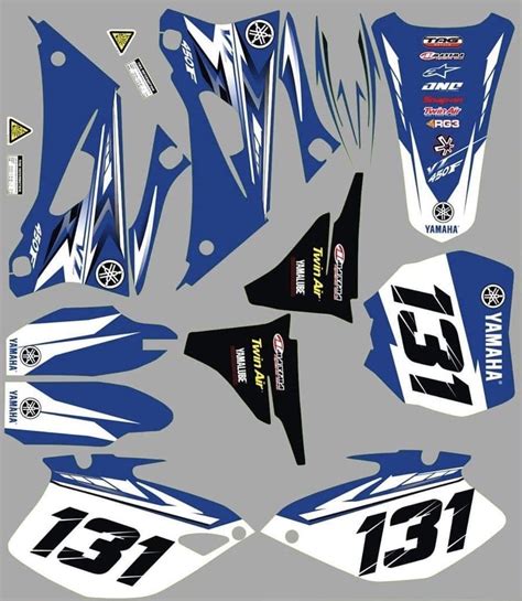 Kit D Co Yamaha Wrf Yamaha Factory Blue Boutique Kit D Co Moto