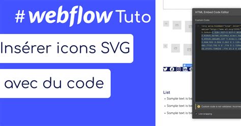 Insert An Svg Icon With Code On Your Website