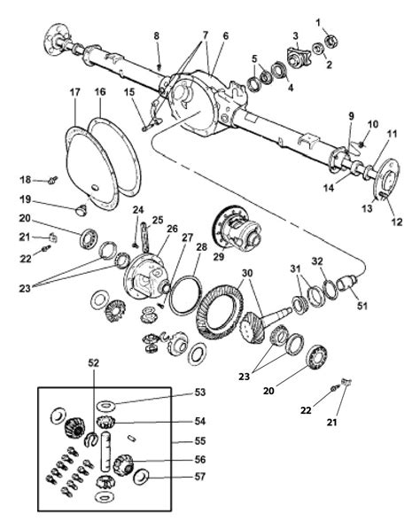 Chrysler 9.25" Differential Parts | West Coast Differentials