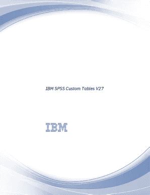 Fillable Online Ibm Spss Statistics Brief Guide Product Information