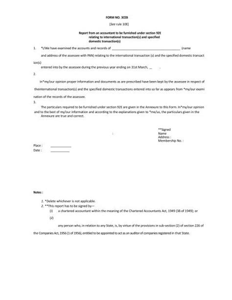 FORM NO 3CEB See Rule 10E Report From An Accountant Webtel