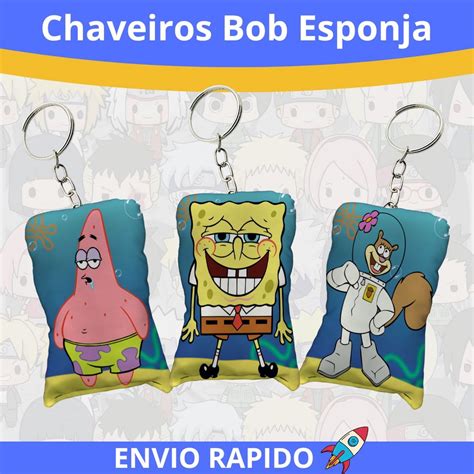 Chaveiro Infantil Bob Esponja Shopee Brasil