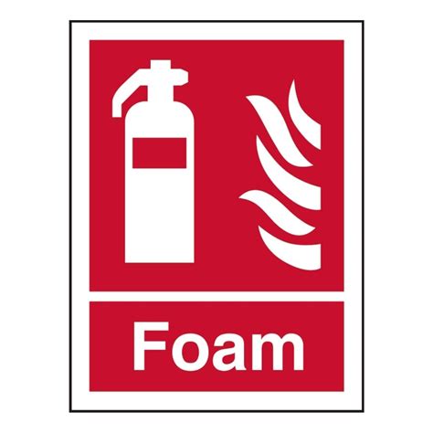 Foam Fire Extinguisher Sign