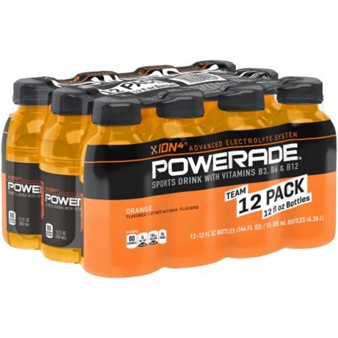 Powerade Orange Sports Drink 12 Bottles 12 Fl Oz Food 4 Less