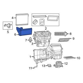 Ram ProMaster HVAC Heater Cores Seals Clamps Boxes CARiD