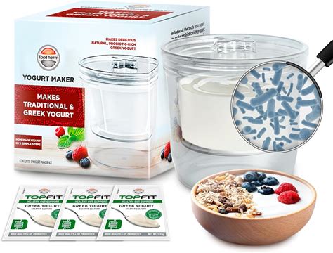 TopTherm Yogurt Maker Todo lo que necesitas para la máquina de yogur