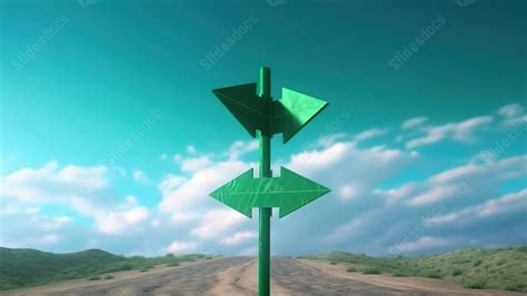 Pointing Arrow Pointing On The Road Ahead Powerpoint Background For Free Download Slidesdocs