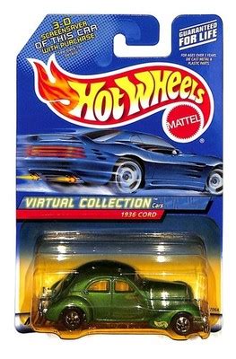 HOT WHEELS VIRTUAL COLLECTION CORD GREEN