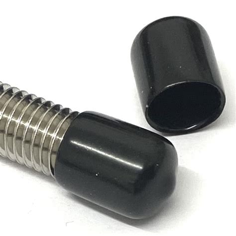 M16 X 15mm Vinyl Plastic Thread Safety Cover Caps For Rod Bar Studding