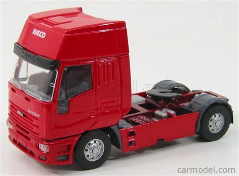 OLDCARS 00520R Масштаб 1 43 IVECO FIAT LD EUROSTAR TRACTOR TRUCK 2000 RED