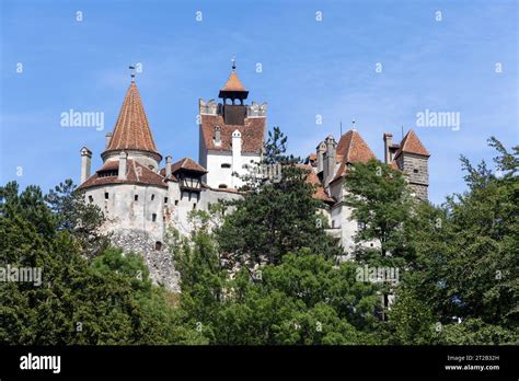 Medieval Bran Castle (Castelul Bran), known as Dracula's Castle, in ...