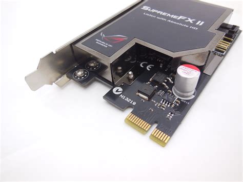 Звуковая карта PCI-E x1 7.1 SupremeFX II Audio