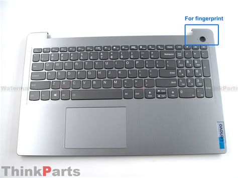 Lenovo ideapad 3-15ITL6 15ALC6 15.6" Palmrest US Backlit Keyboard bezel Gray